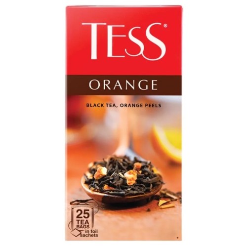 Tess чай черный Orange, 25 пакетиков
