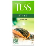 Tess чай зеленый Style, 25 пакетиков