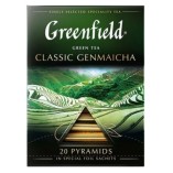 Greenfield чай зеленый Classic Genmaicha, 20 пирамидок