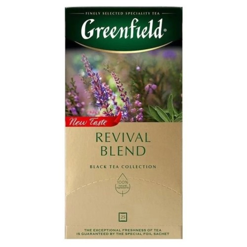 Greenfield чай травяной Revival Blend, 25 пакетиков