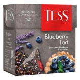 Tess чай черный Blueberry Tart, 20 пирамидок