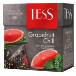 Tess чай черный Grapefruit Chill, 20 пирамидок