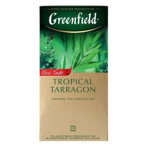Greenfield чай зеленый Tropical Tarragon, 25 пакетиков
