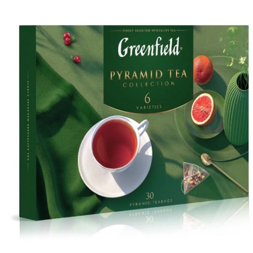 Greenfield набор ассорти: 6 видов чая по 5 пирамидок