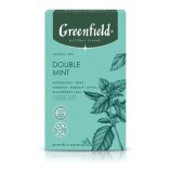 Greenfield чай травяной Double Mint, 20 пирамидок