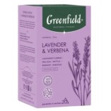Greenfield чай травяной Lavender & Verbena, 20 пирамидок