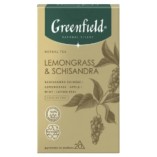Greenfield чай травяной Lemongrass & Schisandra, 20 пирамидок