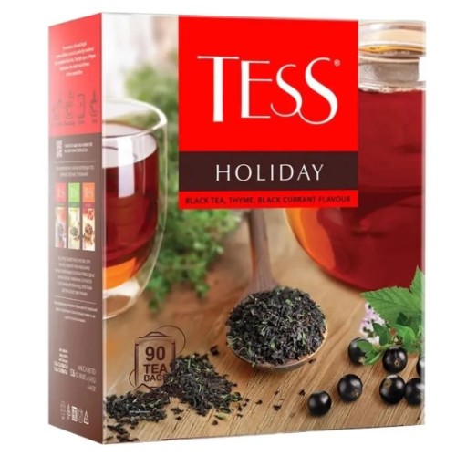 Tess чай черный Holiday, 90 пакетиков