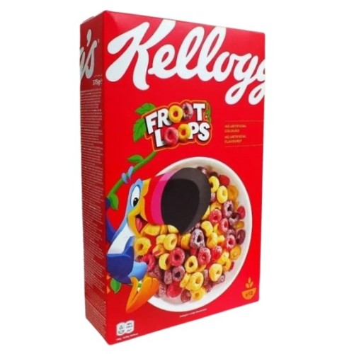 Kellogg's сухой завтрак Froot Loops, 375 гр