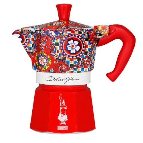 Bialetti Moka Express D&G гейзерная кофеварка на 3 порции