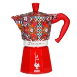 Bialetti Moka Express D&G гейзерная кофеварка на 6 порций