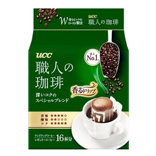 UCC кофе в дрип пакетах Special Blend, 16х7гр