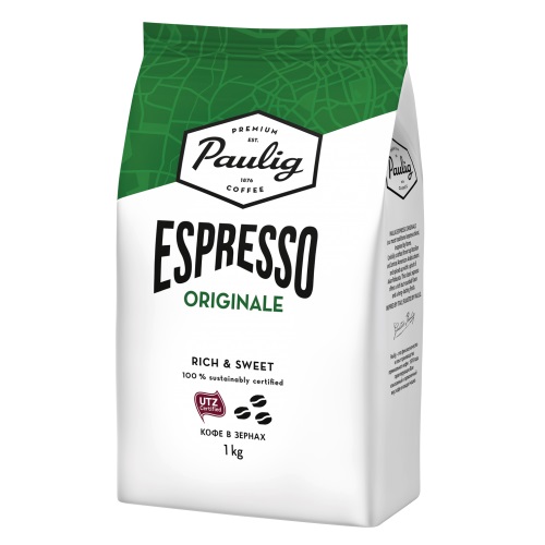 Paulig Espresso Originale, зерно, 1000 гр