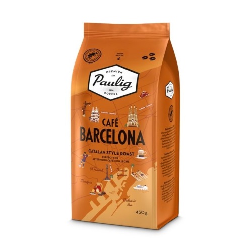 Paulig Cafe Barcelona, зерно, 450 гр