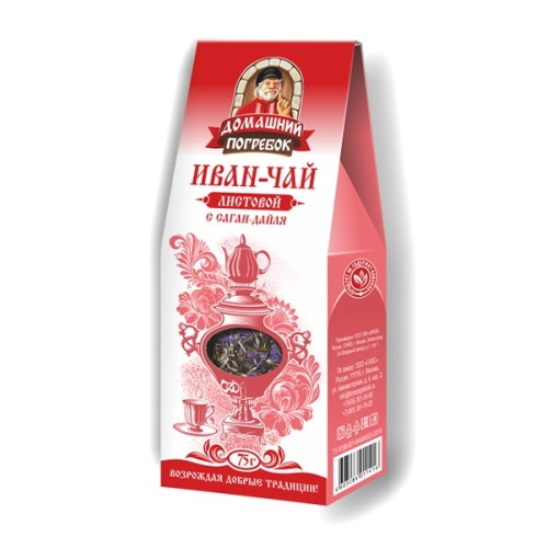 Домашний погребок Иван-чай листовой с Саган-Дайля, 75 гр.