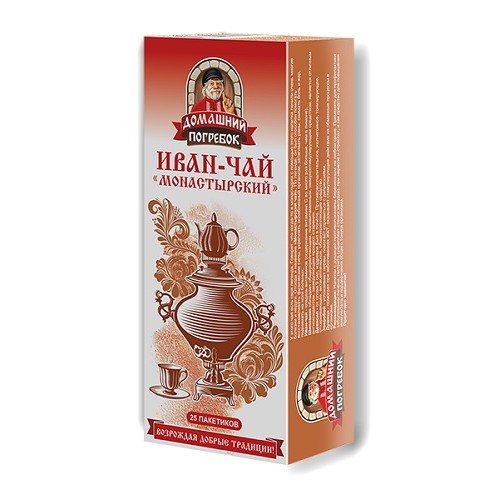 Домашний погребок Иван-чай Монастырский, 25 пакетиков