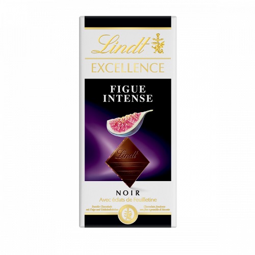 Lindt Excellence шоколад темный с инжиром, 100 гр