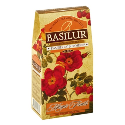 Basilur черный чай Малина и Шиповник, 100 гр