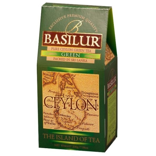 Basilur зеленый чай Green, 200 гр