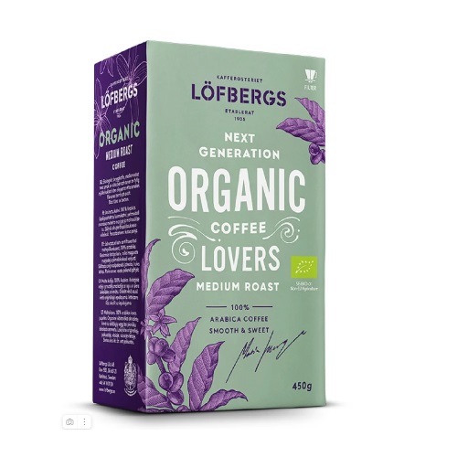 Lofbergs Organic, молотый, 450 гр