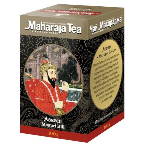 Maharaja чай черный Assam Maguri Bill, 100 гр