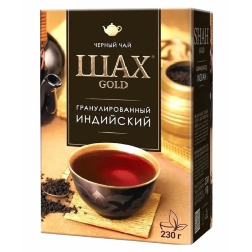 Шах Gold чай черный, гранулированный, 230 гр