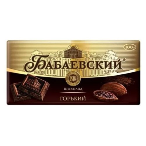 Бабаевский, шоколад горький, 90 гр