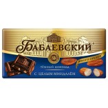 Бабаевский, шоколад темный Миндаль, 90 гр