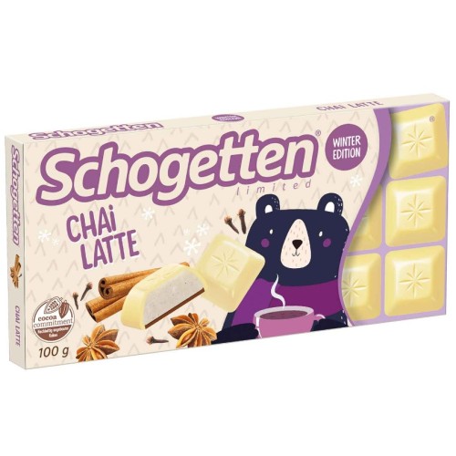 Schogetten шоколад белый Chai Latte, 100 гр