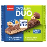 Ritter Sport Duo ореховый крем с хлопьями и французское пирожное, 218 гр