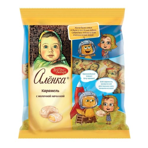 Красный октябрь карамель Аленка, 250 гр