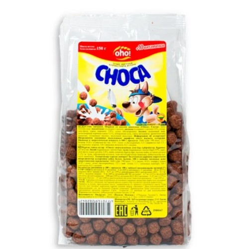 Oho сухой завтрак Choca, 150 гр