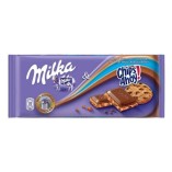 Milka шоколад молочный Chips Ahoy с крошкой из овсяного печенья, 100 гр