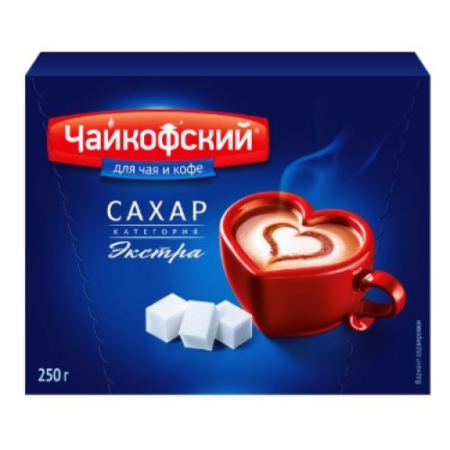 Чайкофский сахар рафинад, 250 гр