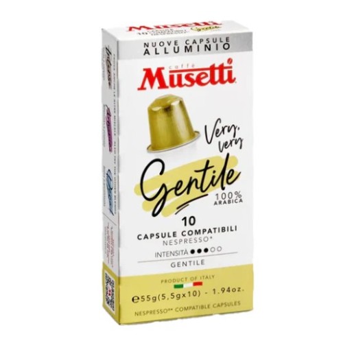 Musetti Gentile, для Nespresso, 10 шт