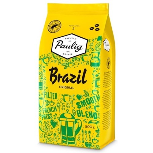 Paulig Brazil, зерно, 500 гр