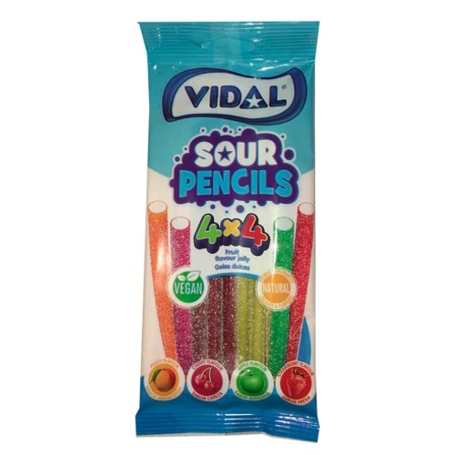 Vidal мармелад Sour Pencils, 90 гр
