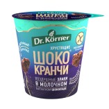 Dr. Korner шококранчи кукурузно-рисовые в молочном шоколаде, 40 гр
