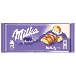 Milka шоколад молочный с белым Bubbly White, 95 гр