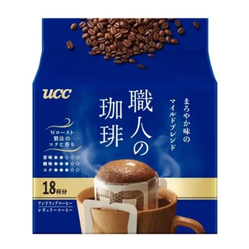 UCC кофе в дрип пакетах The Blend Mild, 18х7гр