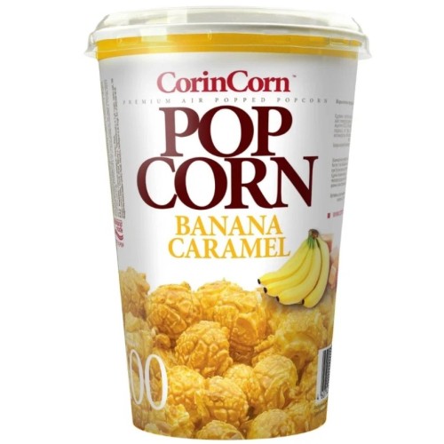 CorinCorn попкорн готовый Банановая карамель, 100 гр