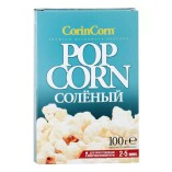 CorinCorn попкорн для СВЧ соленый, 100 гр