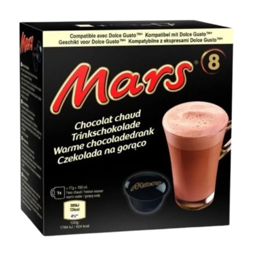 Mars горячий шоколад, для Dolce Gusto, 8 шт