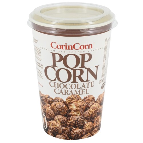 CorinCorn попкорн готовый Шоколадная карамель, 90 гр