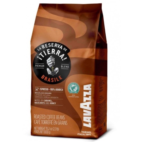 Lavazza Tierra Brazil, 100% Arabica, зерно, 1000 гр