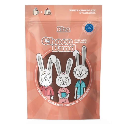 Elza горячий шоколад Choco Band со вкусом карамели, 200 гр 