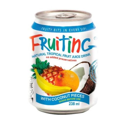Fruiting напиток из тропических фруктов с кусочками кокоса, 238 мл