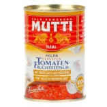 Mutti томаты кубиками с чесноком, 400 гр
