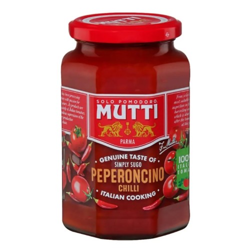 Mutti соус томатный с перцем чили, 400 гр