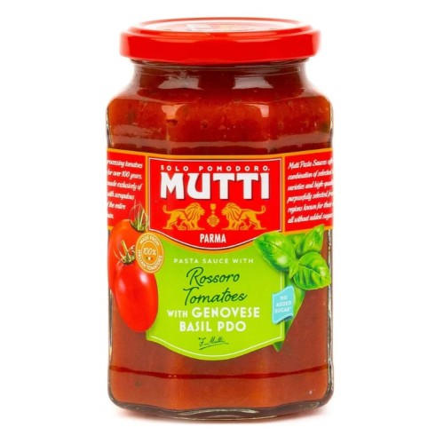 Mutti соус томатный с базиликом, 400 гр